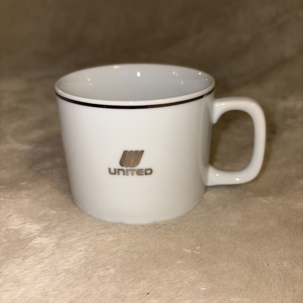 Vintage United Airlines Coffee Cup
